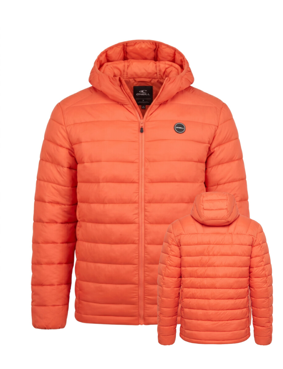 Campera Puffer O'Neill Windbreaker - Naranja 