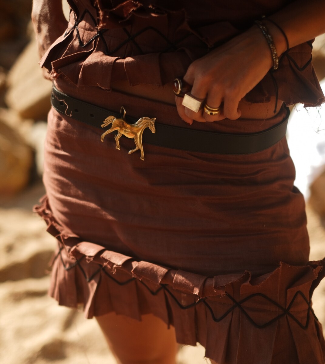 Desert Skirt - Chocolate 