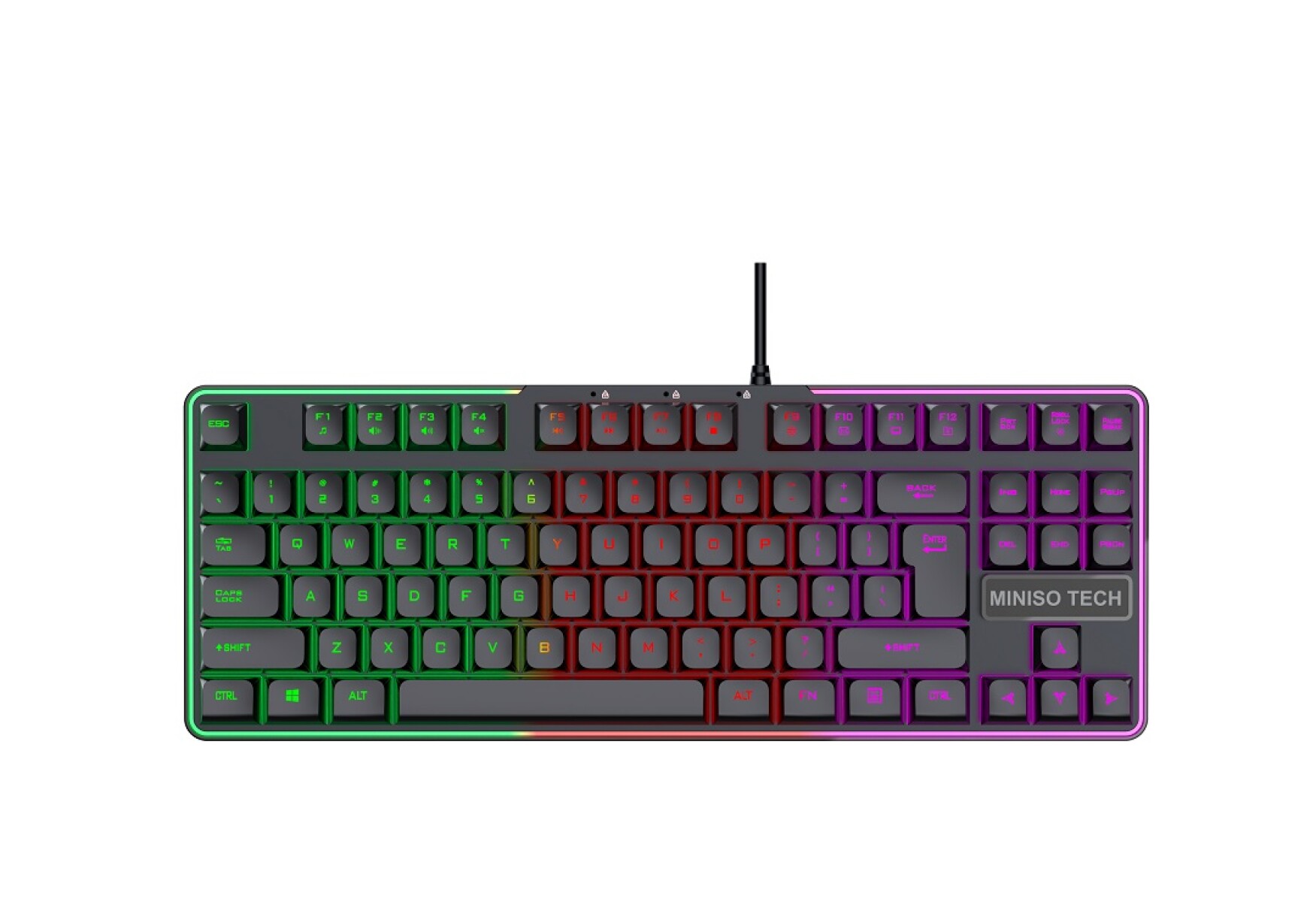 Teclado LED - negro 
