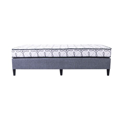 SOMMIER 1 PLAZA ESPUMA ALTA DENSIDAD VANILA 17 CM ALTURA