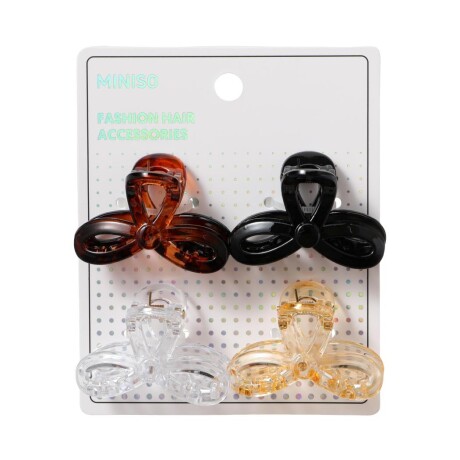 Pinza de cabello 4pcs diseño 2
