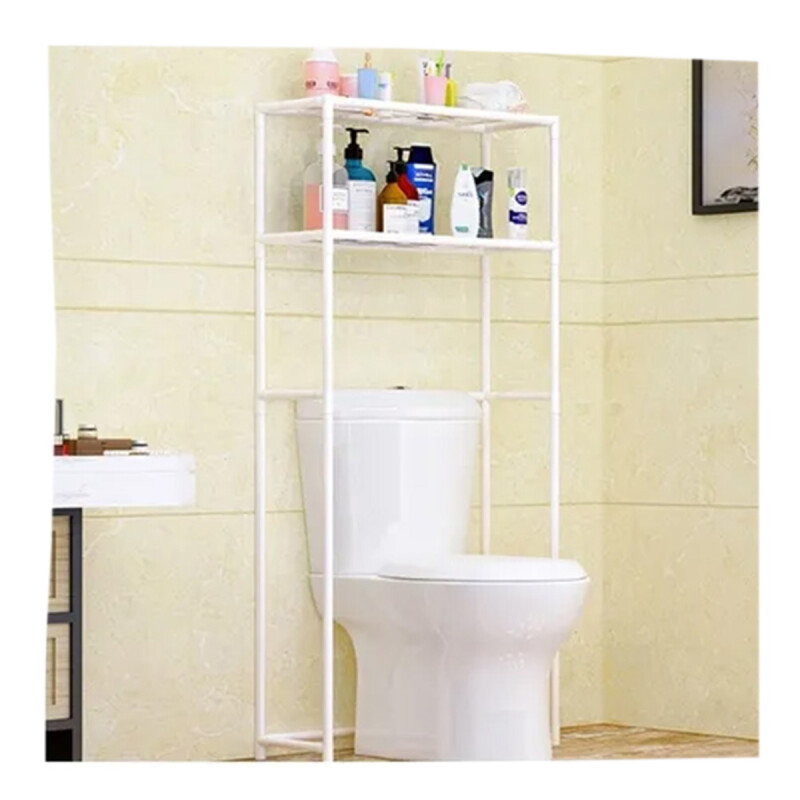 Estante organizador sobre inodoro mueble 1,55 mts BLANCO