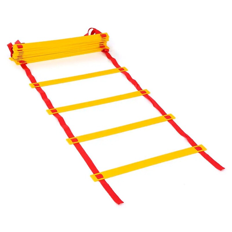 Escalera Deportiva 8 Escalones Coordinación + Bolso Amarillo