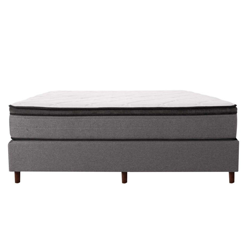 SOMMIER DE RESORTES VELVET B 1.5 PLAZAS