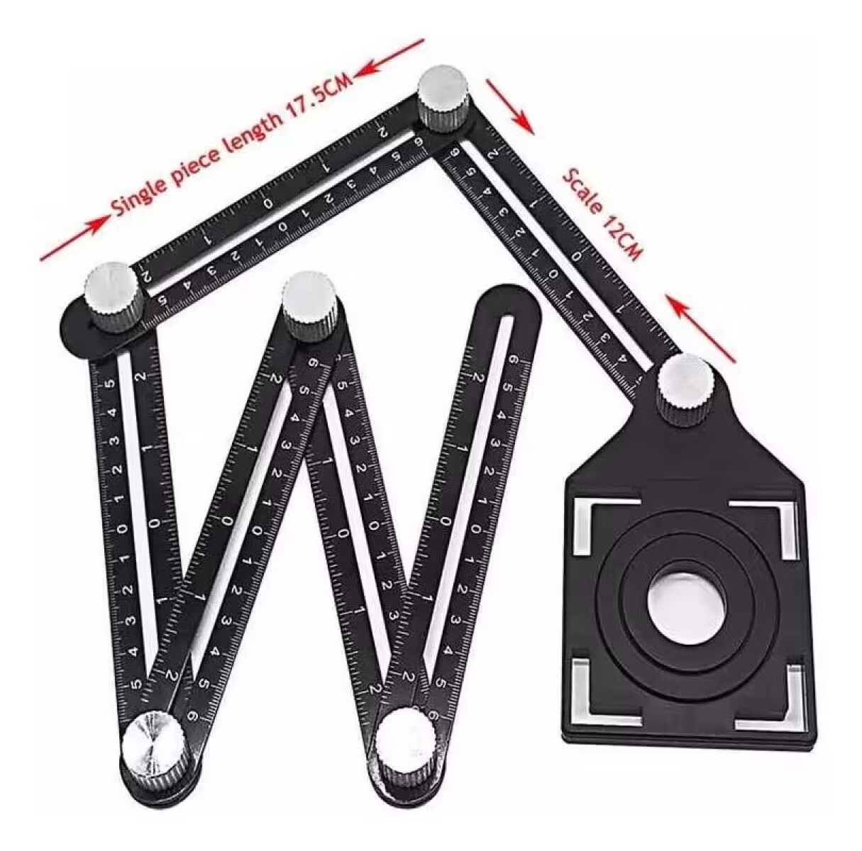 Regla Angulo Aluminio 