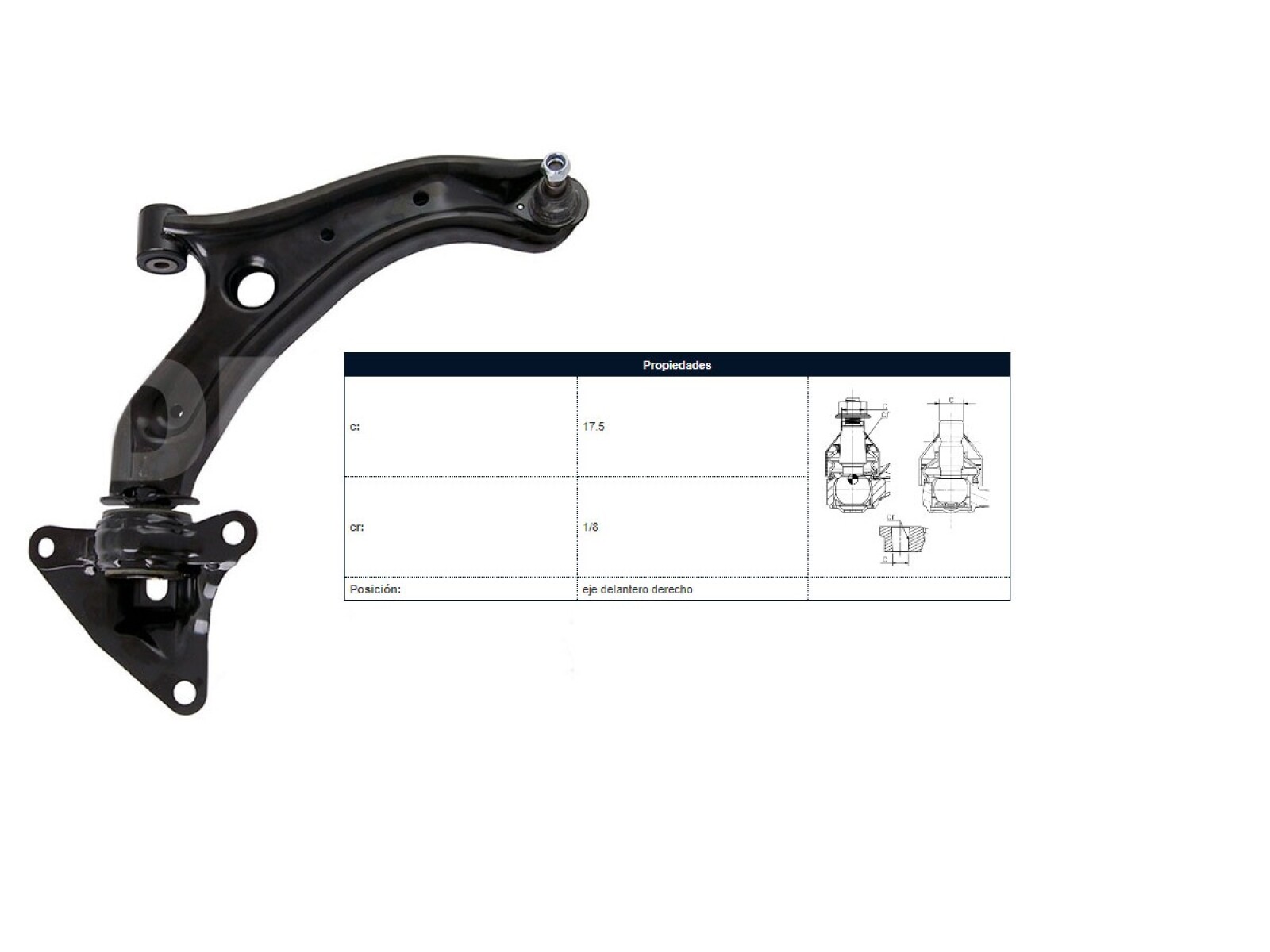 Parilla De Suspension Delantera Honda Fit 09-13 Der 
