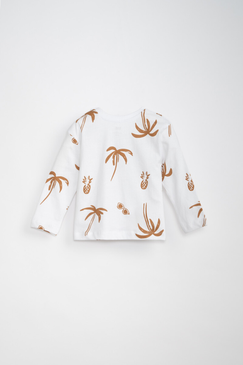 Remera estampa Blanco
