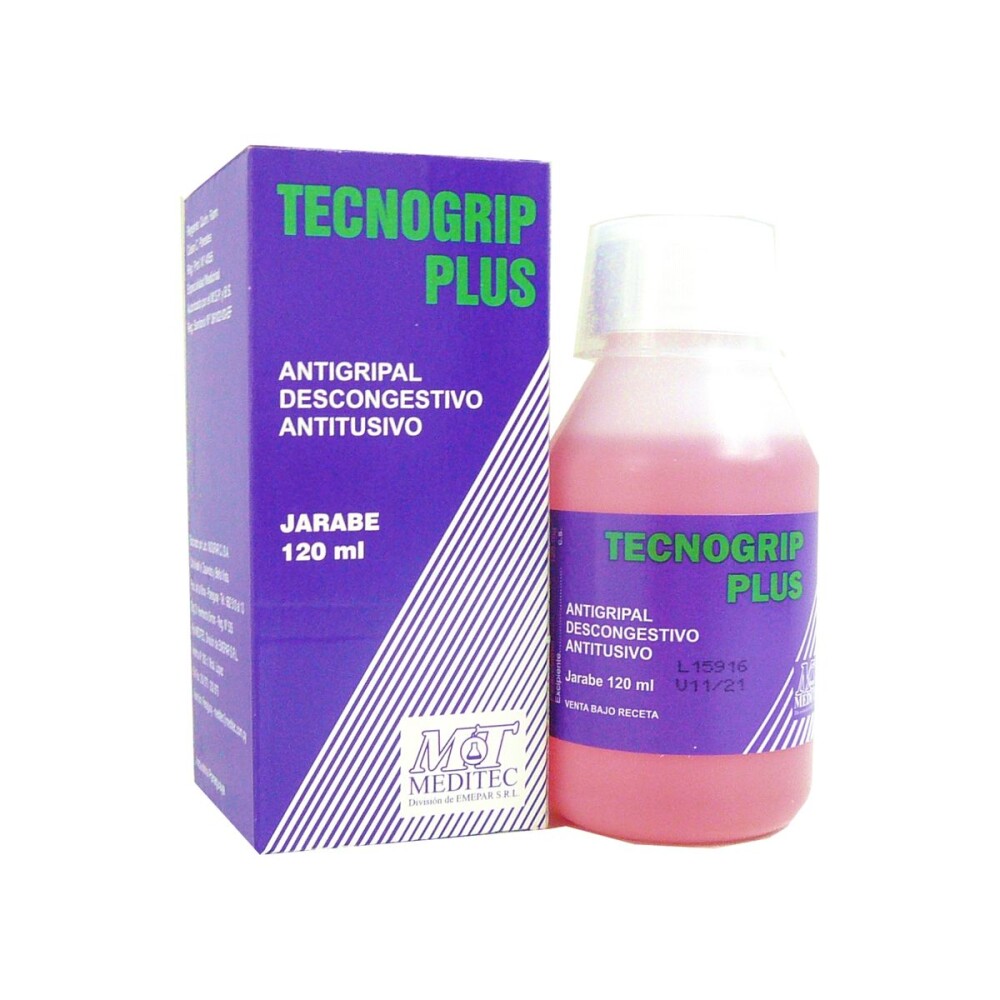 TECNOGRIP PLUS N.F. JBE FR. X 120 ML. única