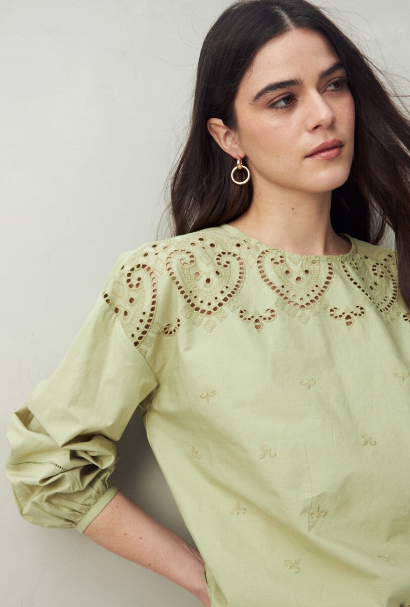 BLUSA GILI - Verde Oliva 