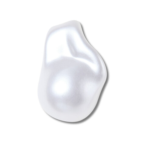 Jibbitz White Pear Baroque Pearl Multicolor