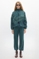 Campera Olímpica Denim Washed Green