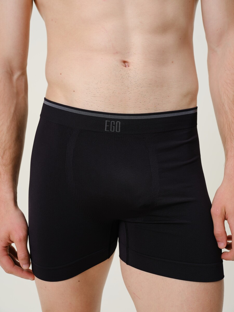 Boxer Sin Costuras Ego - Negro 