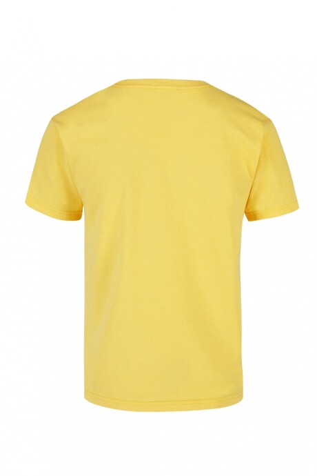Camiseta a la base niño Amarillo canario