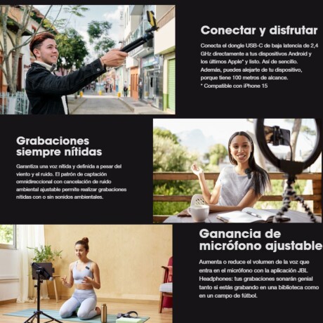 Micrófono inalámbrico JBL Quantum Stream V01
