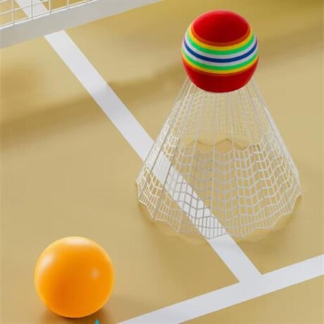 Set de paletas de playa con pelota Verde
