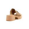 Country Sandalia Mujer Tres Tiras Anchas Nude