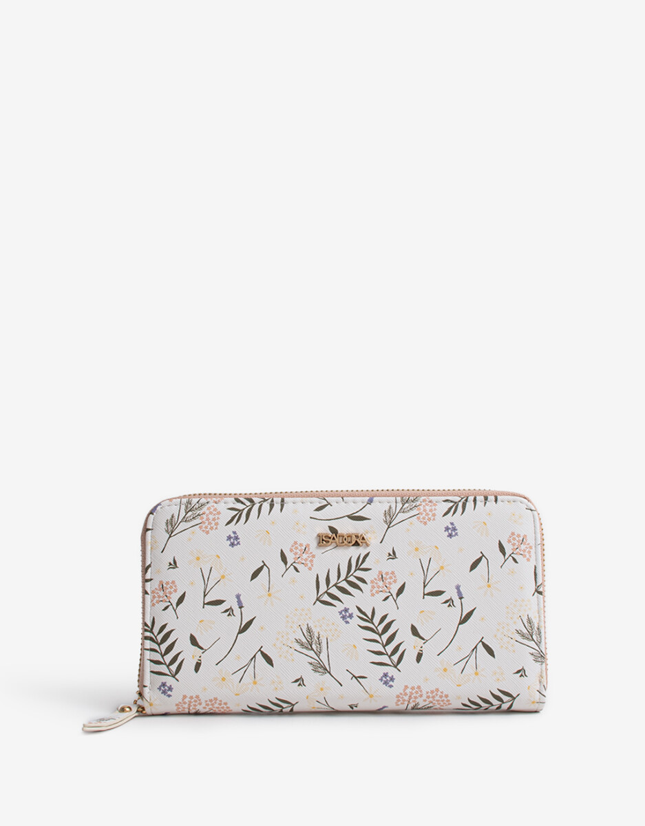 Billetera Fichero Flores 