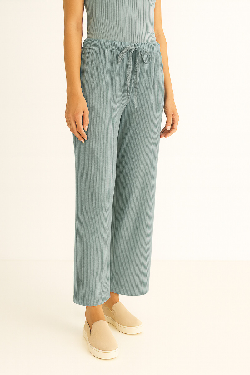 Pantalon Polenv - Verde Azulado 