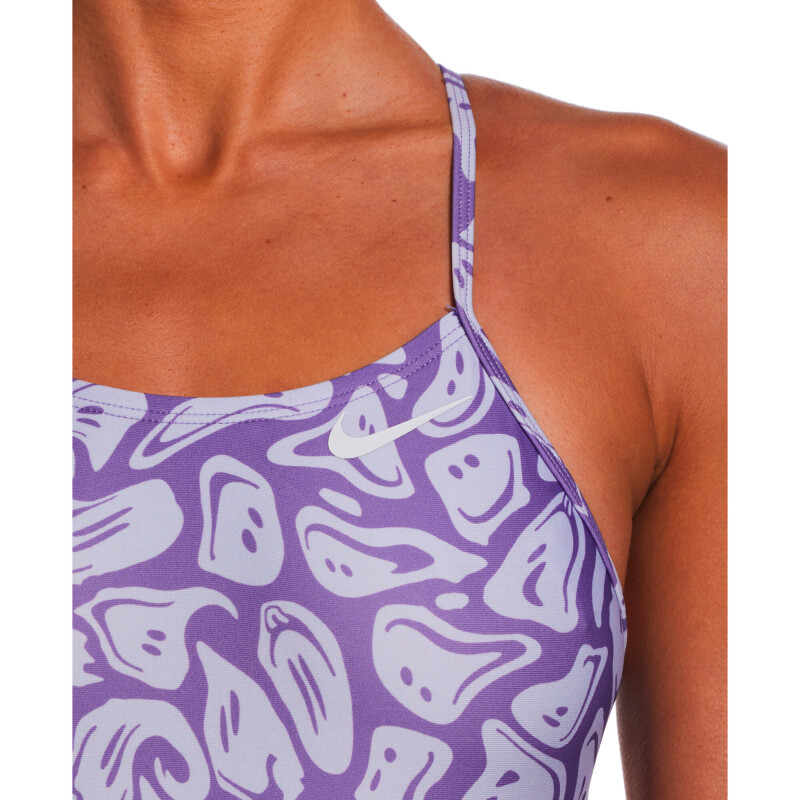 Traje de Baño Cutout One Piece de Mujer Morado