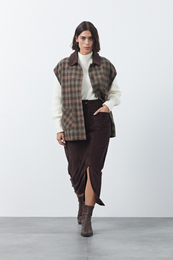 FALDA GOLDFIELD Chocolate