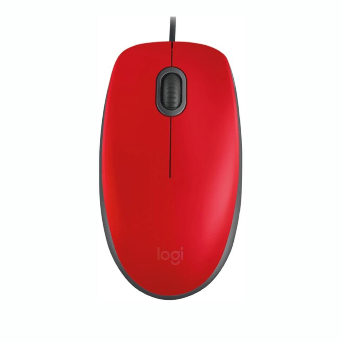 Mouse Cableado LOGITECH M110 Silencioso - Red 