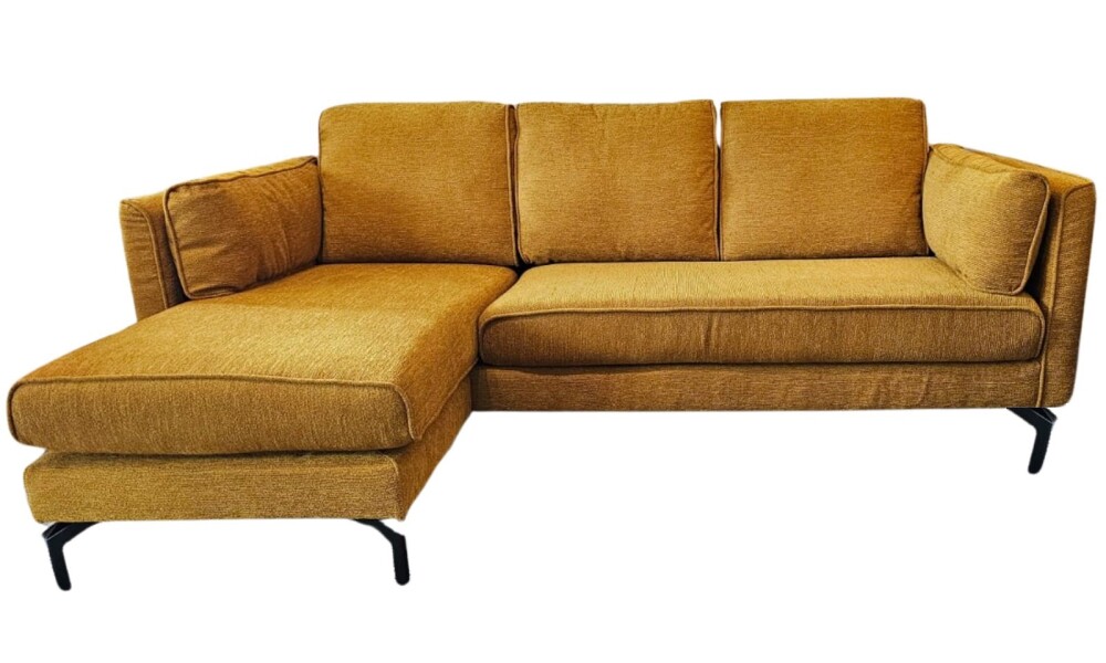 Sofa con Chaise Longue BANAK Mostaza