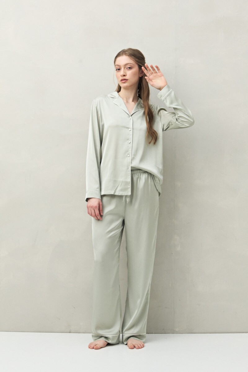 PANTALÓN LAVANDA Verde Grisáceo