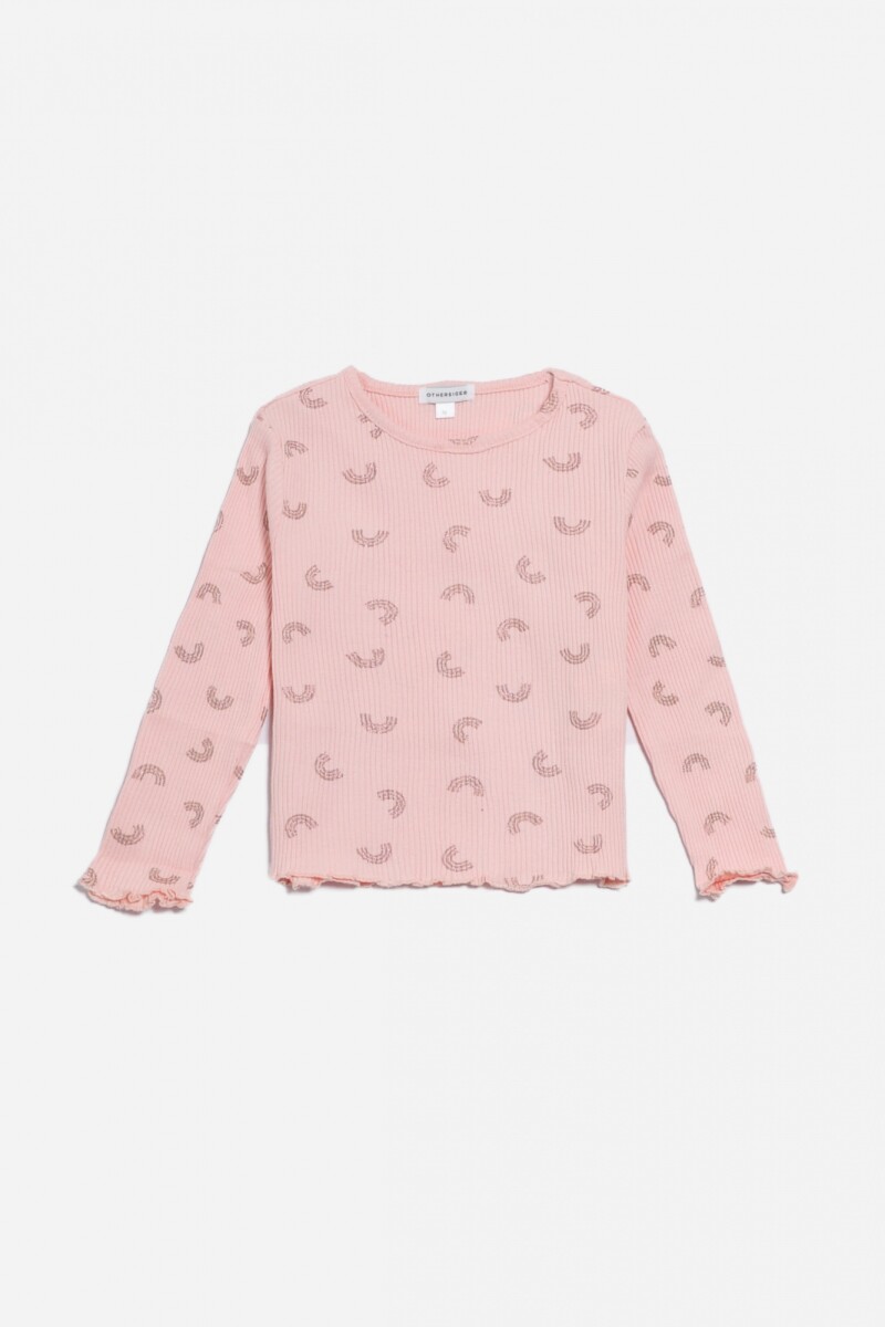 Remera estampada - Niña ROSA PASTEL