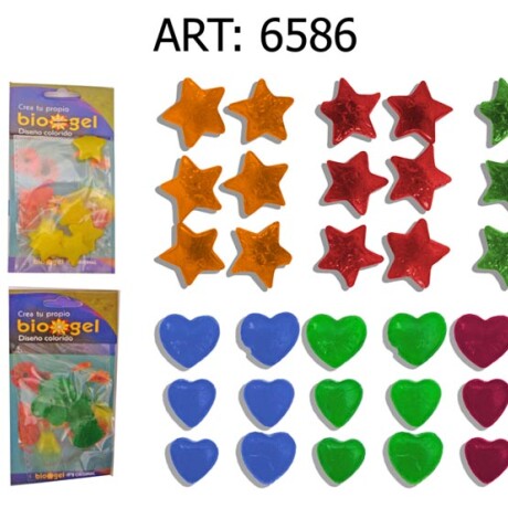 ADORNO BIOGEL FORMA ESTRELLAS 6586 ADORNO BIOGEL FORMA ESTRELLAS 6586