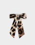 Hebillas Francesas Animal Print Hebilla Con Moño De Animal Print - Estampado Animal Print