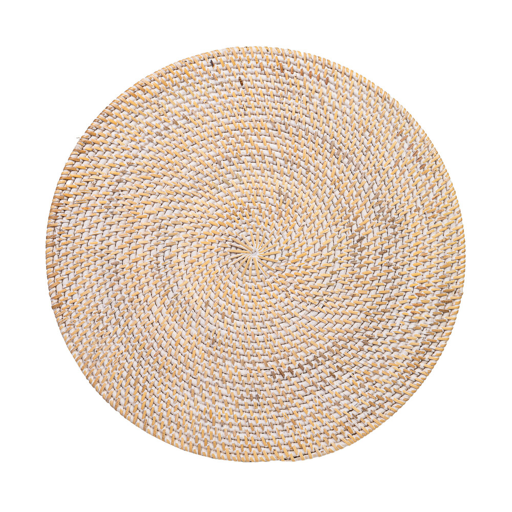 INDIVIDUAL RATTAN BLANCO CIRCULAR 38CM