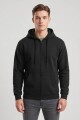 Campera deportiva clásica con capucha - UNISEX NEGRO