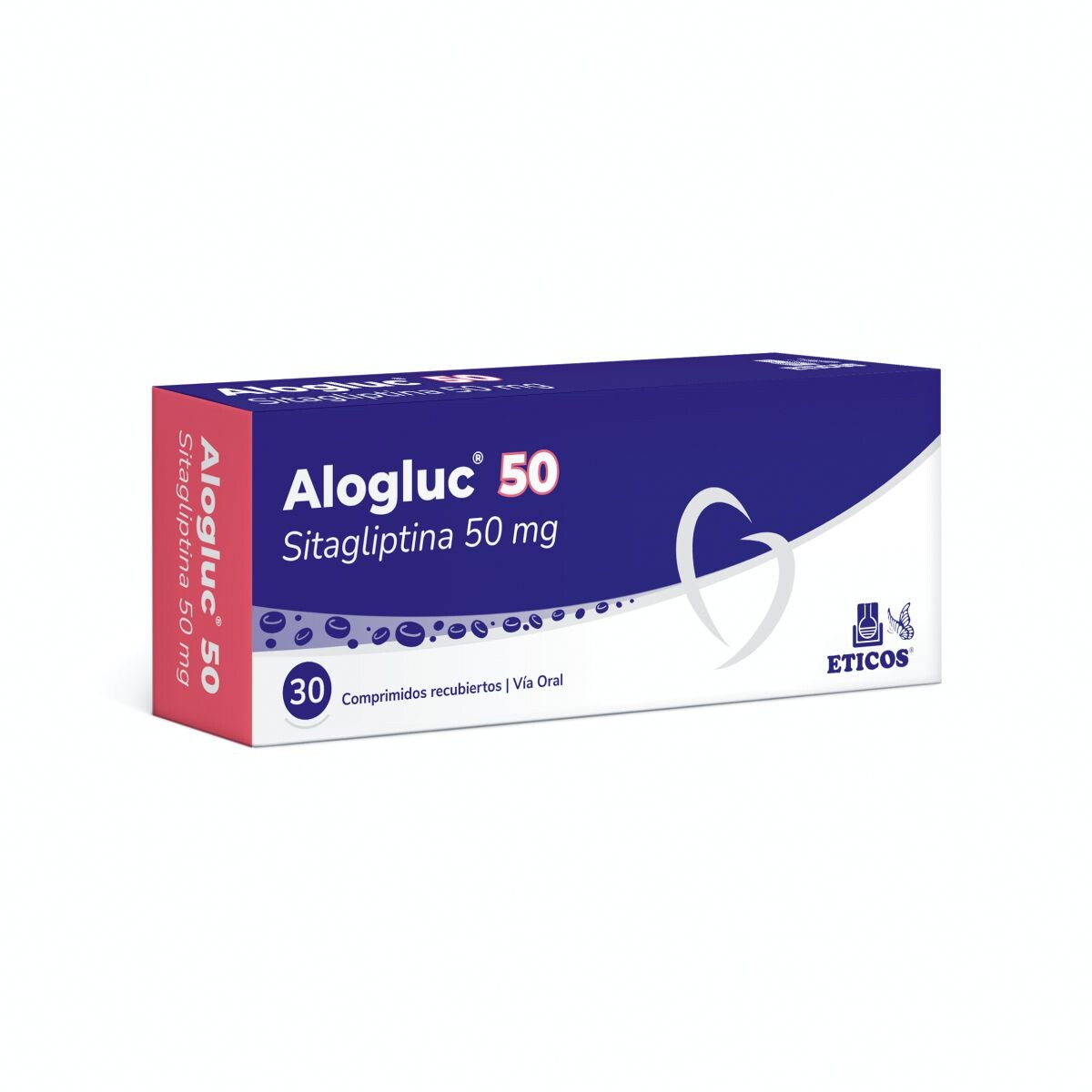 ALOGLUC 50 MG CJ X 30 COMPR. REC. 