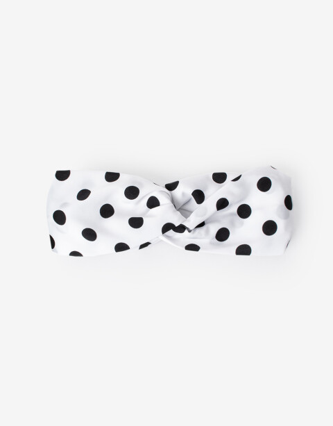 Vinchas Textiles Estampados Vincha Textil Lunares - Estampado Lunares