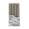 SET INDIVIDUAL RECT BEIGE COMB 30X45CM 4PZAS Unica