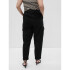 BROKEN TWILL CARGO PULL-ON PANT BLACK