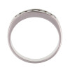Anillo medio sin fin Chana S en oro blanco 18k con brillantes Anillo medio sin fin Chana S en oro blanco 18k con brillantes