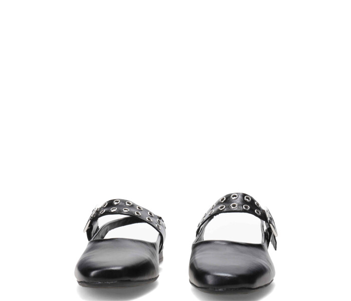 Zapato con pulsera y hebilla Preto