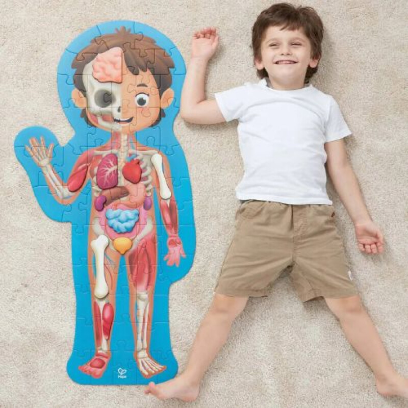 Puzzle Cuerpo Humano de Piso 1m 60pzas Hape Puzzle Cuerpo Humano De Piso 1m 60pzas Hape