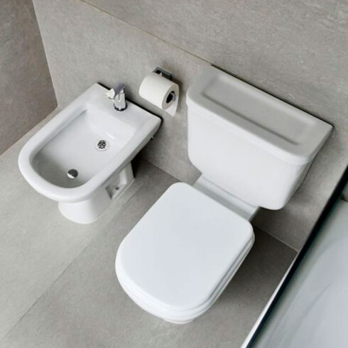 Bidet Blanco Brillo Ferrum Bari 1 Agujero No Incluye Griferia Ni Tapa 000