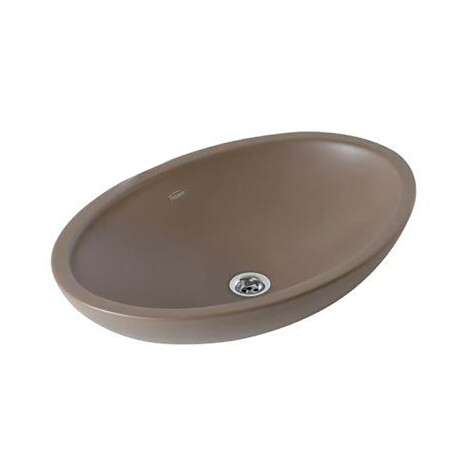 BACHA OVAL 50X35.5X10.3 DE APOYO GAMAS DE MARRON GAMAS DE MARRON