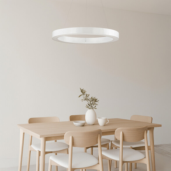 Colgante led blanco 36W cálida 3600lm ø60 ZU0461