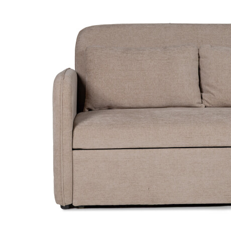 Sofá Cama Spazio - Tela Microfibra 130 (Beige)