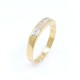 Anillo en oro 18k amarillo y brillantes Anillo en oro 18k amarillo y brillantes