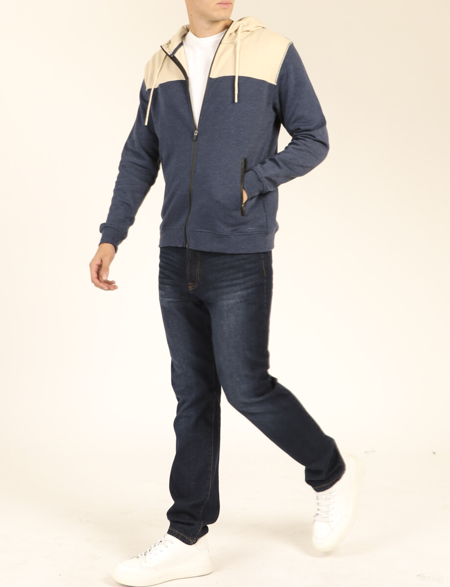 470917 CARDIGAN HARRY Azul Piedra/natural