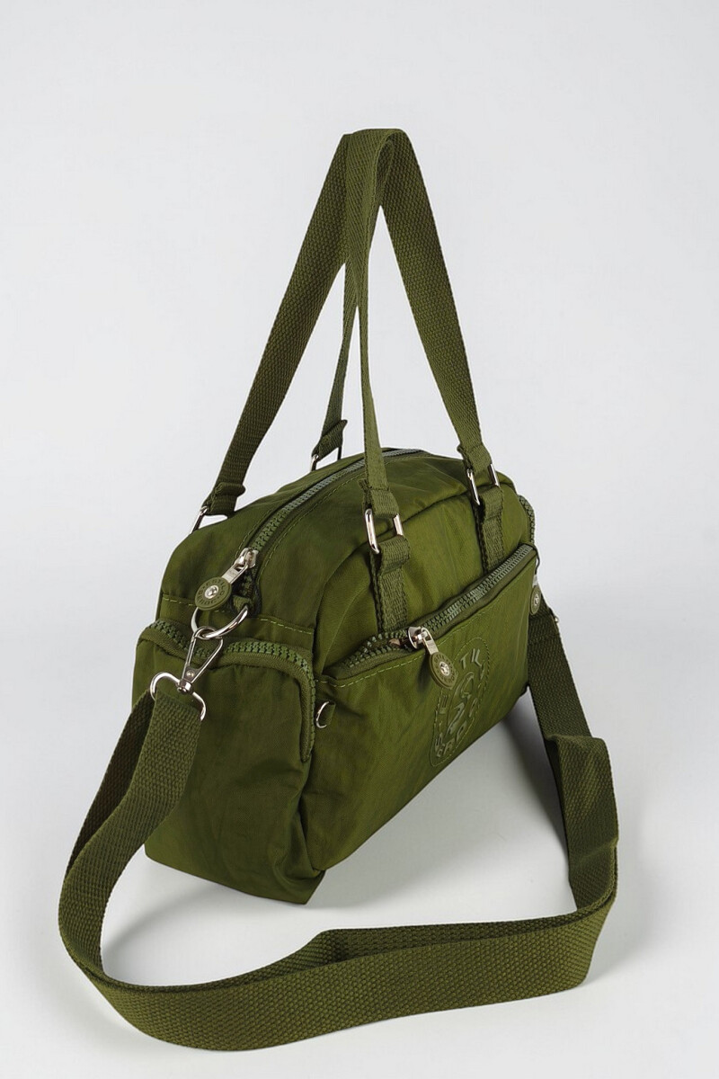 Morral con bolsillos Verde