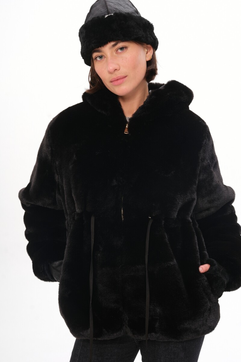 Campera Bear Negro