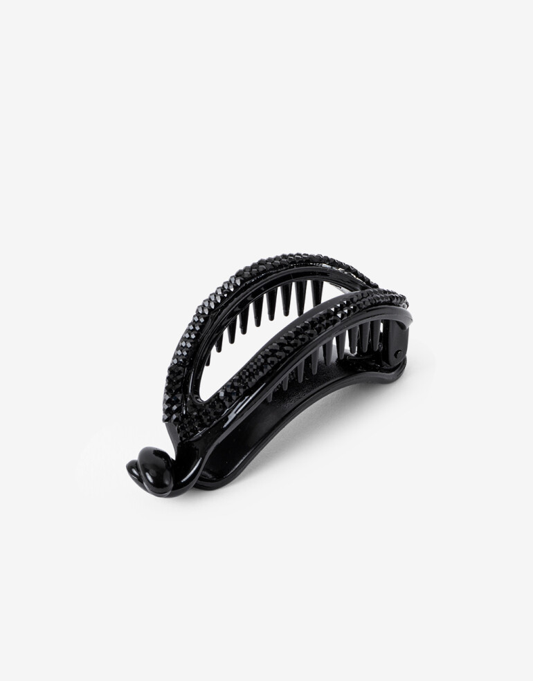 Bananas Strass Broche Con Strass - Negro