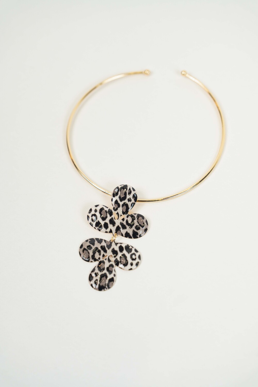 Collar Becky, Set Collar Y Caravanas Color Unico