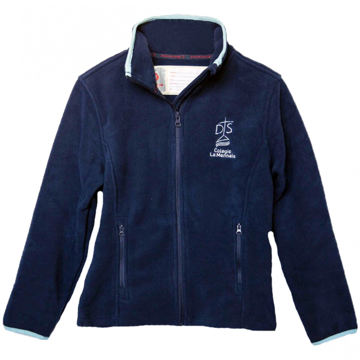 Campera Polar Colegio La Mennais Navy